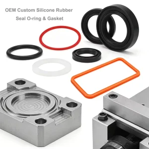 Heat Resistance Silicone O ring Flat Rubber Gasket Spacer Washer Custom Seals