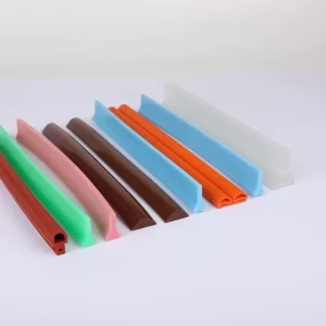 Heat Resistant High Temperature Oven Door Window Sealing Strips Dustproof Rubber Seal Customized Solid Silicone Seal Strip