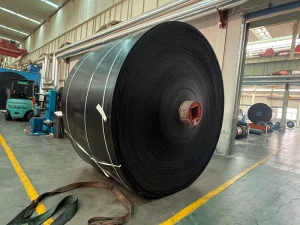 Heat Resistant Industrial Manufacturer Black EP Fabric Horizontal Rubber Mining Conveyor Belt
