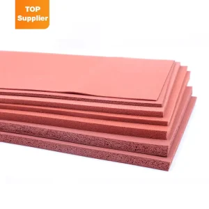 Heat Resistant Rubber Sponge Sheets Non Toxic Flexible Silicone Foam Sheets