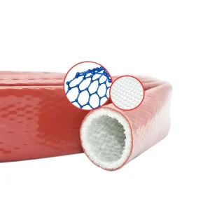 Heat Resistant Silicone Coated Fiberglass Braided Cable Hose Protection Flame Retardant Fire Insulation Materials Elements