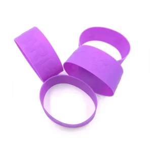 Heat Resistant Silicone Rubber Cup Grip Sleeve Cover for Stainless Steel Water Bottle Insulator