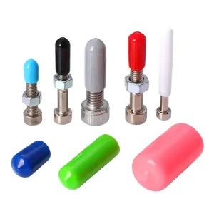 Heat resistant PVC Silicone Thread Caps Tube Sleeves & Dust Plugs for Baking Paint Powder Coating Electroplating