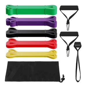 Heavy Duty 100% Latex Pull Up Assist Gym Power Resistance Band Set Workout Exercise Bands