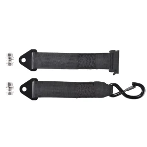 Heavy Duty 2″x10″ S-Hook Tie Down Anchor E-Track Retractable Ratchet Strap Fitting for Motorcycle ATV UTV & Marine Use