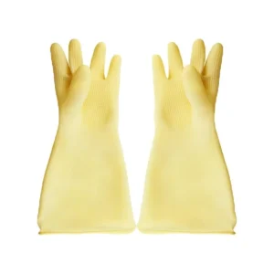 Heavy Duty Chemical Resistant Rubber Work Gloves Waterproof and Oil Resistant Industrial Protective Safety Gloves