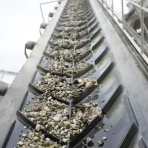 Heavy Duty Chevron Pattern Black Rubber Belt Oil Resistant Endless Rubber Conveyor Belt for Grain