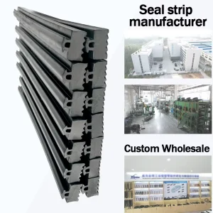 Heavy-Duty EPDM Rubber Sealing Gasket for Glass Curtain Wall Systems and Commercial Glazing
