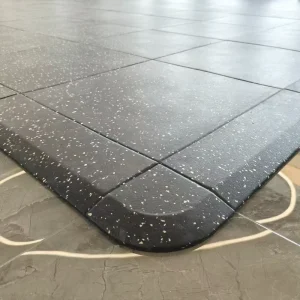 Heavy-Duty Equipment Shock Pad 50mm Thick Waterproof Slip-Resistant Rubber Mat for Gym and Garden