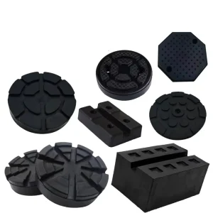 Heavy-Duty Non-Slip Corrosion-Resistant Rubber Jack Stand Foot Block for Auto, Car, and Truck Lifts