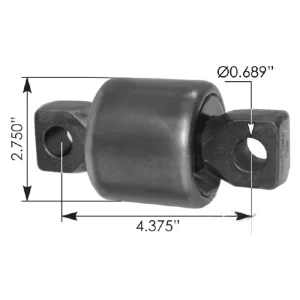 Heavy Duty Oil Resistant Iron Reinforced Rubber Bushing for Truck Rear Arm