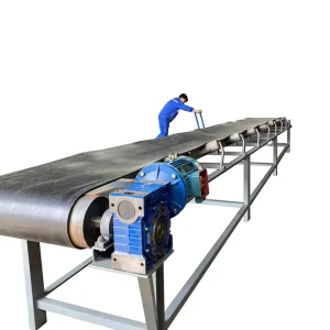 Heavy Duty Rubber Belt Conveyor System for Coal Mining Long Distance Steel Frame Bulk Material Handling