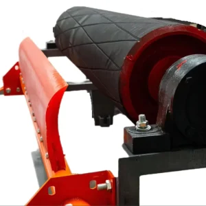 Heavy-Duty Rubber Carrying Roller with Anti-Slip, Fire- and Heat-Resistant Properties