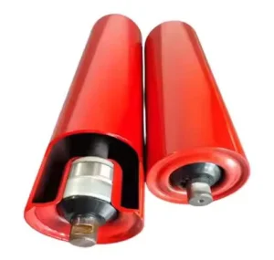 Heavy Duty Sealed Steel Conveyor Idler Roller 89/108/133mm Diameter Mining Belt Conveyor Carry Return Idler ISO CE