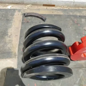 Heavy Duty Shock Absorbing Industrial Part Rubber Spring for Piling Equipment Rotary Rig