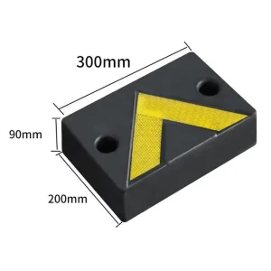 Heavy Duty Truck Dock Cushion Natural Hard Rubber Bumper Buffer Block Pad 200mm with Anti Collision Feature Unloading Stop