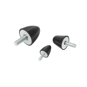 Heavy Duty VP Type Rubber NR+Metal Shock Absorber Mounts Conical Anti Vibration Buffers Screw for Industrial Machinery Motors