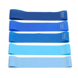 Heavy Sports Natural Rubber Black Exercise Bands Resistance