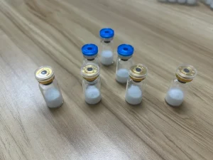 Hermetic Sealed Glass 10 20 30ML Cylinder Bottle with Stopper & Cap Airtight Container for Peptide Powder Storage