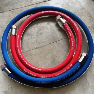 Hiabrub High pressure Steam EPDM Rubber Hose 1 inch Acid Alkali Resistant Chemical Hose Cutting Service 40C +100C