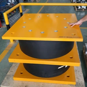 High-Damping Elastomeric Seismic Isolation Rubber Bearing Pad for Bridge Buildings