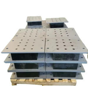 High Damping PTFE Rubber Bearing ISO9001 Certified Fixed Free Sliding Elastomeric Bridge Pad Moulding