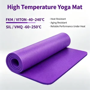 High Density Cushioned Yoga Mat Flexible Elastic Material