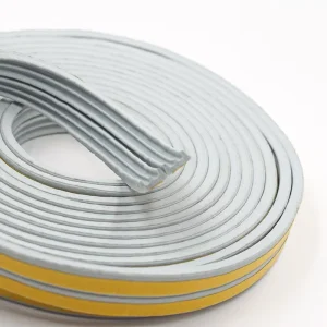 High-Density EPDM E-Shaped 2-Track Adhesive Rubber Door and Window Seal Strip