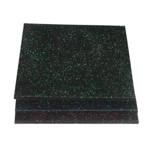 High-Density Non-Slip Rubber Gym Flooring Pad with Sound Insulation