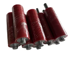 High Density Vulcanized Rubber Roller Silicone PU EPDM NBR SBR for Packaging and Industrial Transmission