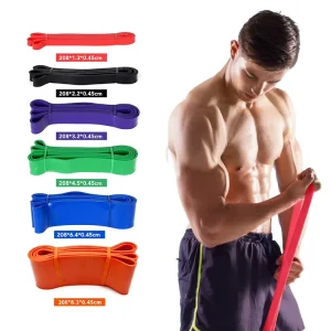 High Elastic TPE Fitness Resistance Bands Heavy Duty Pull up Bands for Calisthenics Weightlifting Stretching