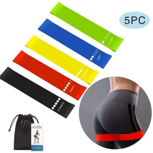 High Elasticity Durable Portable Latex Resistance Bands Premium Quality Set for Body Building Fitness Training Sports