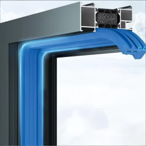 High-Elasticity Silicone Weather Seal Strip for Aluminum Window and Door Hardware