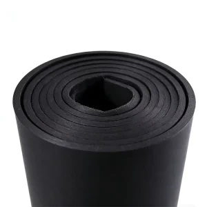 High Elasticity Waterproof Industrial Rubber Foam Sheet Roll Flexible Shock-Absorbing Mat
