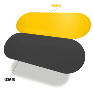 High End PU Semi Circular Yoga Mat 5mm Thick Eco Friendly Durable Anti Slip Waterproof 183cm Length Universal