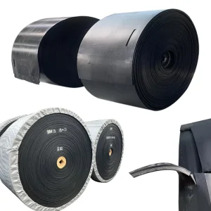 High Grade Multi ply EP315 3 Solid Woven Rubber Conveyor Belts Fire Resistant Oil Resistant for Cement Mining Building