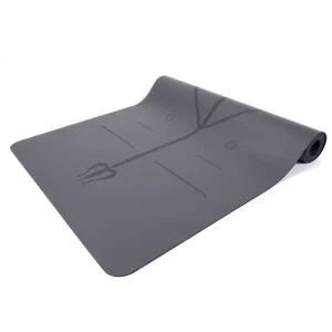 High Grade Professional PU Natural Rubber Yoga Mat Dual Side Anti Slip Sweat Absorbent Quiet Surface Portable Layout