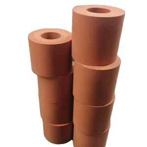 High Heat Resistant Silicone Rubber Roller Even Pressure for Heat Transfer Surface Pattern Lamination Processing