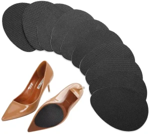 High Heel Shoe Sole Anti Slip Cushion Non Skid Self Adhesive Rubber Pads Shoe Bottom Heel Noise Reduction Stickers