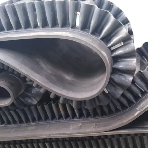 High Inclined Angle Corrugated Sidewall Rubber Conveyor Belt Factory Price