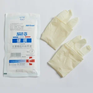 High Performance Rubber Surgical Exam Gloves for Checking Medical Consumables