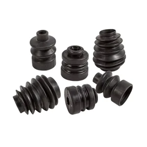 High Precision Custom Molded Black Hnbr Small Accordion Rubber Bellows Qianlang Ql 3 30 90 Shore A