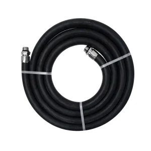 High Pressure Anti static Fuel Dispenser Hose Rubber Steel Wire Reinforced Gasoline Diesel Delivery Pipe with Swivel Fitting