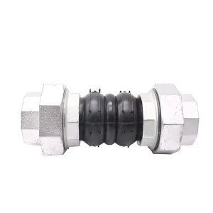 High-Pressure EPDM PN16 Double Sphere Flexible Rubber Bellows Expansion Joint