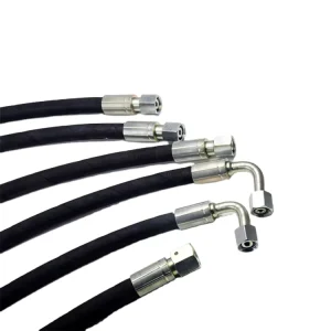 High-Pressure Flexible Hydraulic Rubber Hose for Water Petrol Fuel and Car Wash