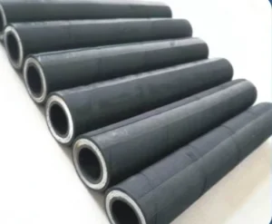 High Pressure Hose Assembly Hydraulic Oil Pipe Steel Wire Braided Rubber Tube High Temperature High Pressure Customization