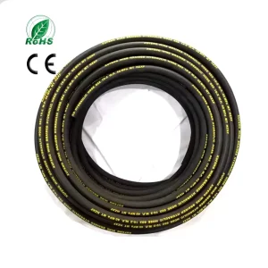 High Pressure Rubber Hydraulic Hose 1 4 1 Inch Durable Flexible Oil Cooling Hose for Hydraulic Systems