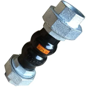 High Pressure Smooth BSPT NPT Threaded Union Type Double Balls Joints With EPDM Rubber Expansion Bellows Min. Order 1 Piece