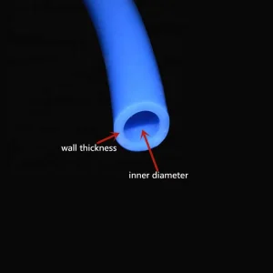 High Pressure Soft and Elastic 2 200mm Customized Silicone Hose 3mm 4mm 8mm Rubber Vacuum Pipe 50mm Tube
