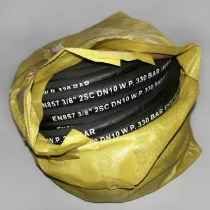 High Pressure Steel Wire Reinforced Hydraulic Hose SAE 100 R1 1SN 3/8″ 5/8″ 1″ 2175 PSI Flexible Rubber Diesel Fuel Pipe
